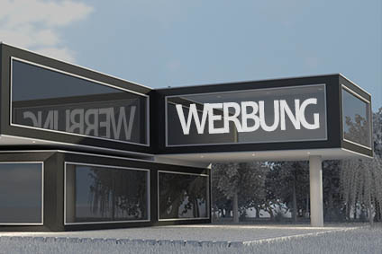 Werbemittel Außenkonzept